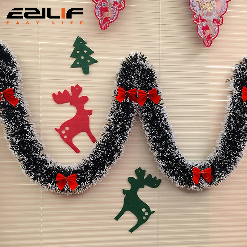 Garland Natal Tinsel Buatan de - Tinsel Garland Decoration ulasan dan harga