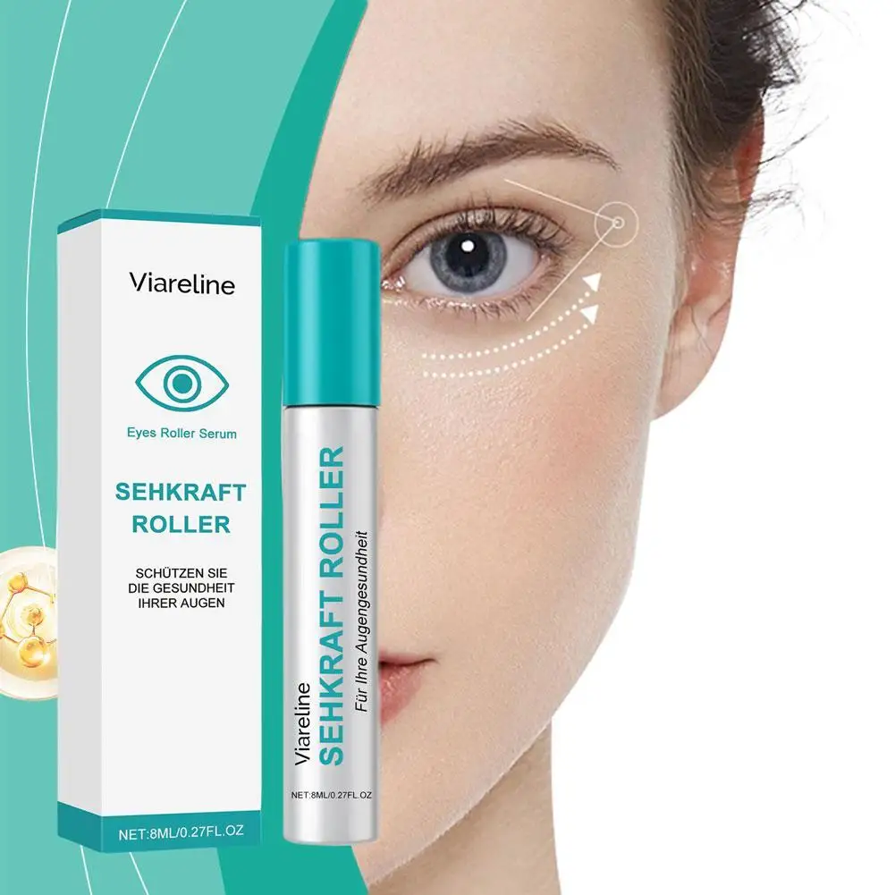 

1pc Roller Eye Essence oil Eye Cream,Firming Moisturizing Reduce Fine Lines Skin Care Eye Serum