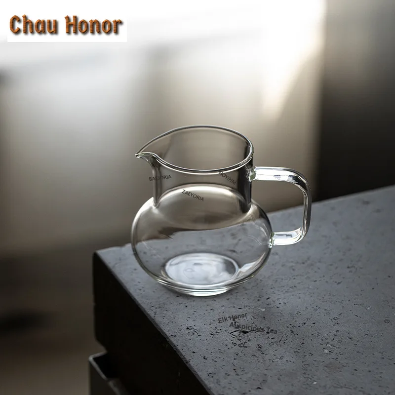 

300ml High Borosilicate Heat-resistant Glass Tea Pitcher Divide Tea Cha Hai Dispenser Justice Cup Fair Mug Tea Ceremony Supplies