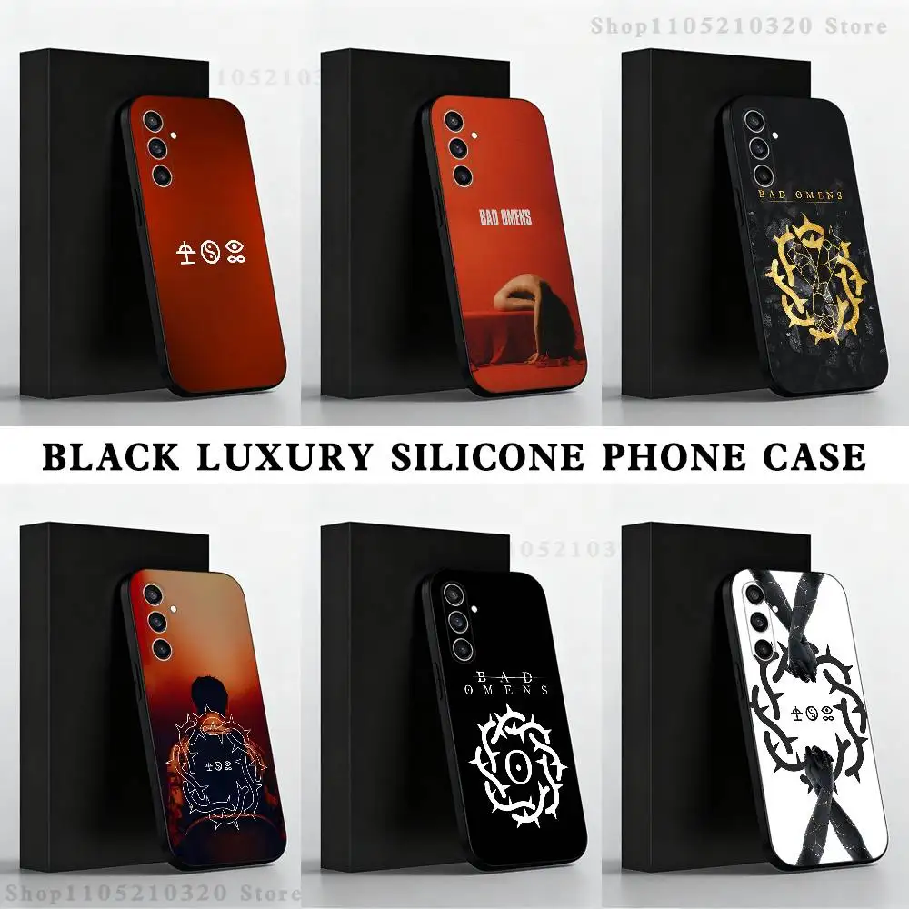 

Band Bad O-Omens Phone Case For Samsung S 25,24,23,22,30,21,10,9,Ultra,Plus,Lite,FE,4,5 G Black Soft Case