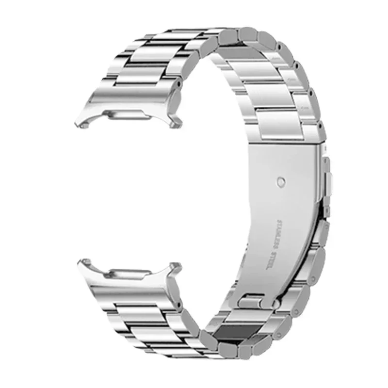 Ремешок из нержавеющей стали для Samsung Galaxy Watch Ultra 47 мм, металлический прочный регулируемый браслет для Galaxy Watch Ultra, мужской