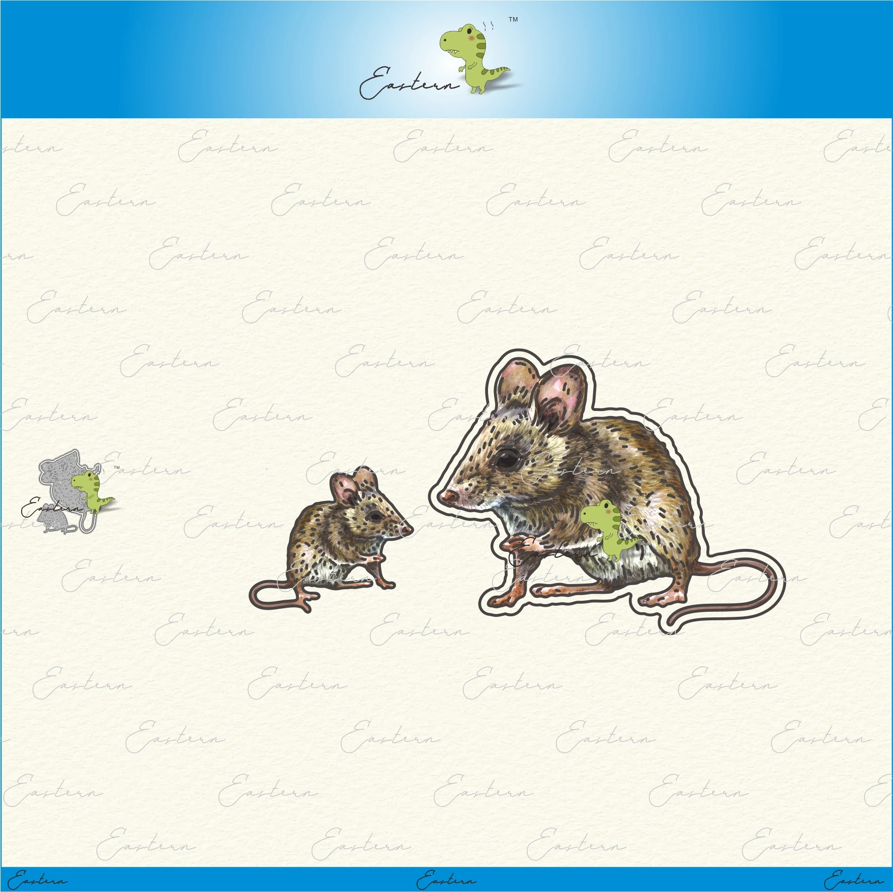 Mouse Bobby metal cutting dies 2022 new diy molds Scrapbooking Paper Making die cuts crafts Printed Sheet