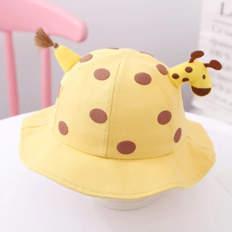 Cotton Spring Autumn Print Baby Bucket Hat Soft  Girls Boys Outdoor Casual Panama Sun Cap Summer Infant Toddler Fisherman Hats