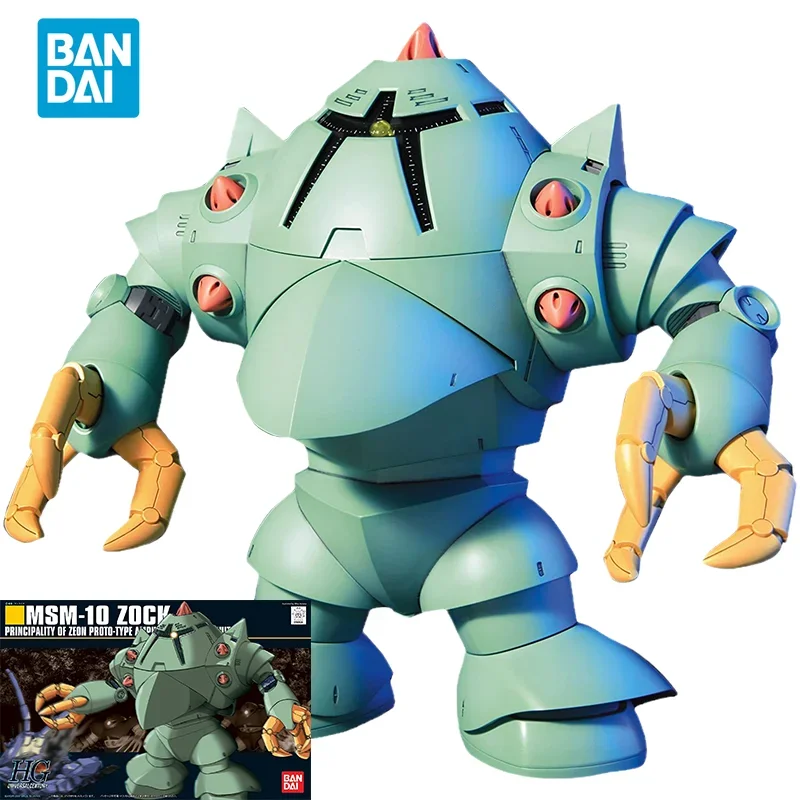 

Bandai Original GUNDAM Anime Model HGUC Series 1/144 MSM-10 ZOCK GUNDAM Action Figure Assembly Model Toys Gifts for Children