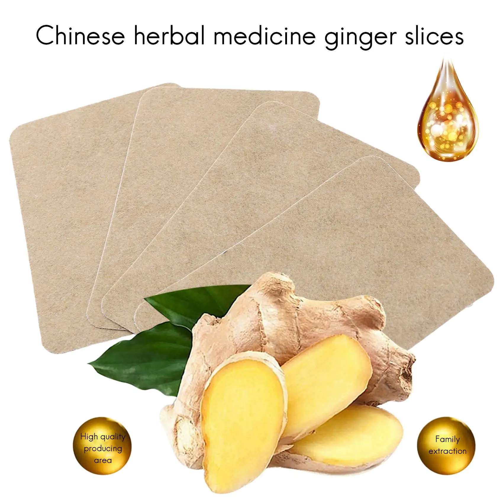 50Pcs Ginger Patch, Promote Blood Circulation, Relieve Pain and Improve Sleep, Joint Pain