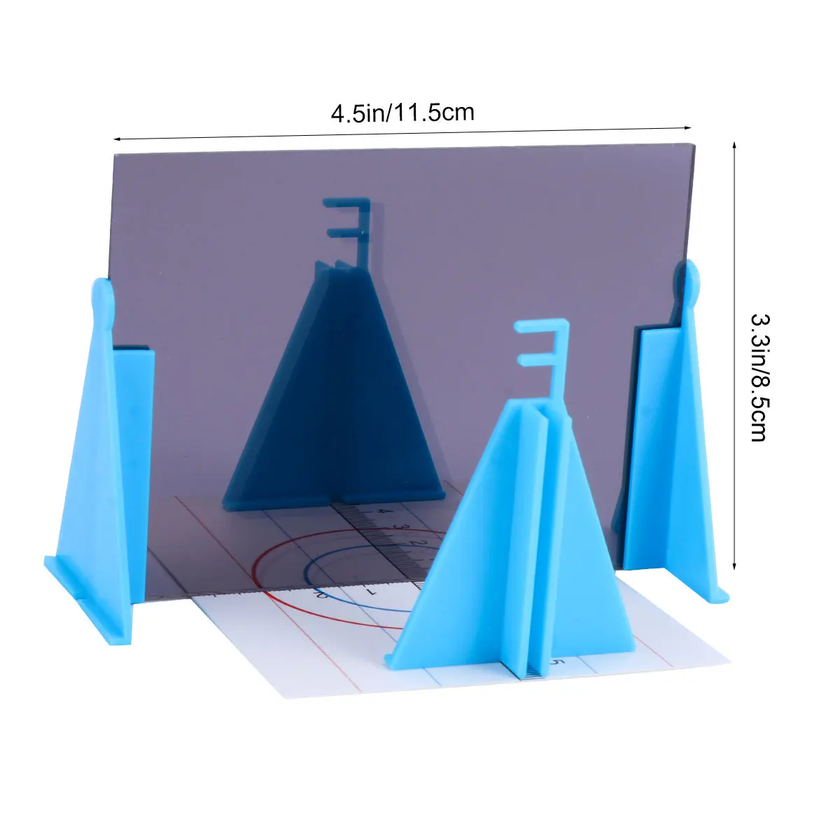 2Sets Flat Mirror Imaging Experiment Equipment Durabe Optical Science Teaching Equipment Physics Educational Learning Set