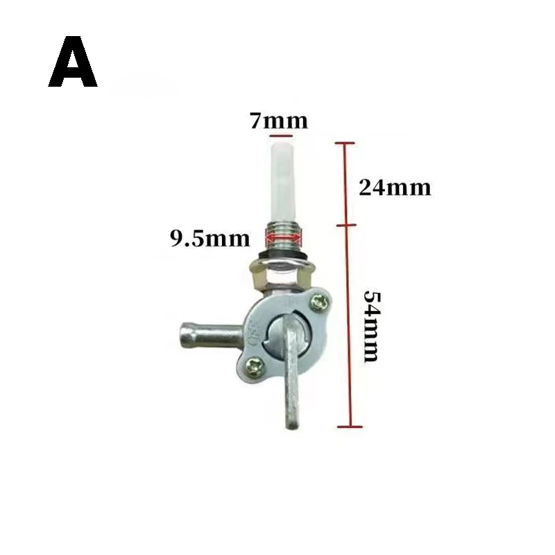 1Pc high quality 1-8KW gasoline petrol tank fuel switch valve pump Petcock for ON/OFF fuel shut-off valve to cut off the faucet