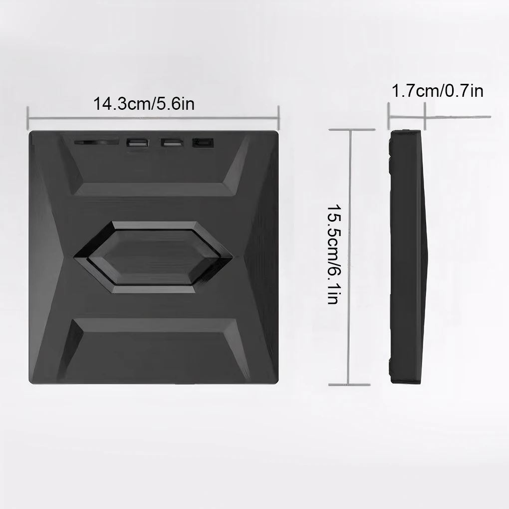 محرك أقراص محمول خارجي 3 في 1 متعدد الوظائف USB3.0 TYPE CD DVD Burner، بطاقة SD، مشغل قرص U سرعة القراءة CD Rom 24X CD-RW #6