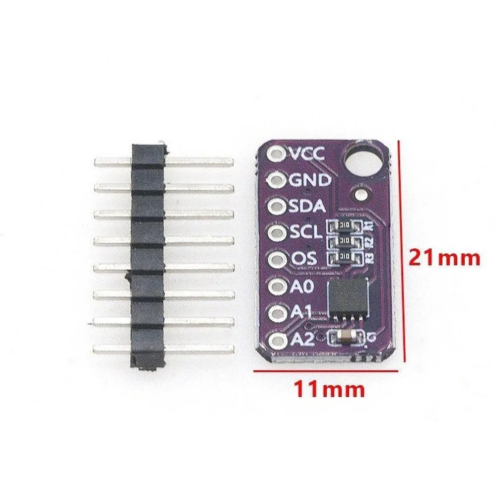 MCU-30205 MAX30205MTA Human Body Temperature Sensor Module Low Voltage For Continuous Monitoring Body Temperature