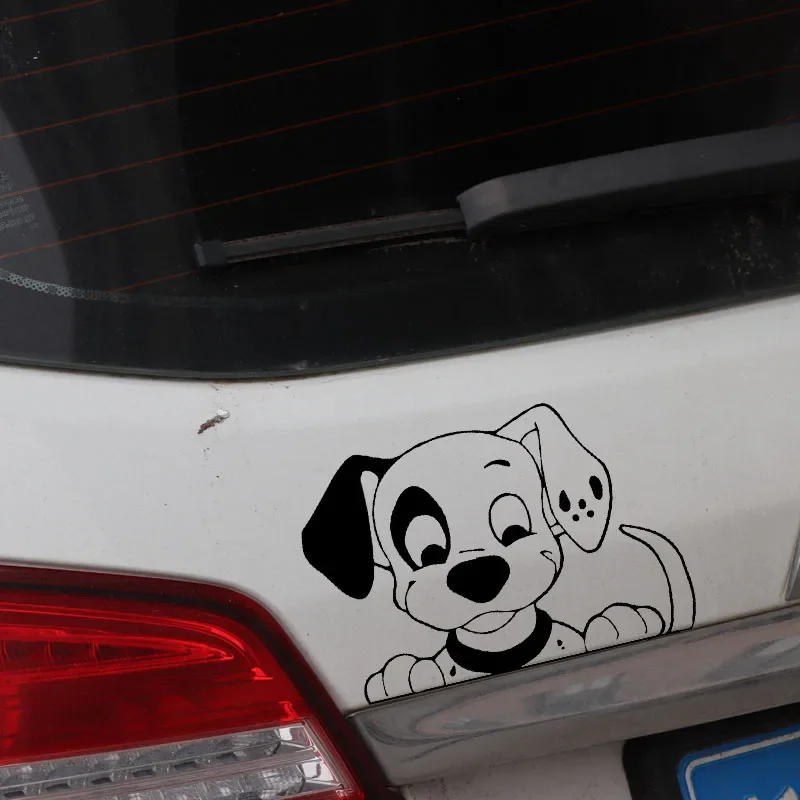 Waterproof Sunscreen Dalmatian Car Stickers - Personalized Creative PVC Decals for Car Decoration