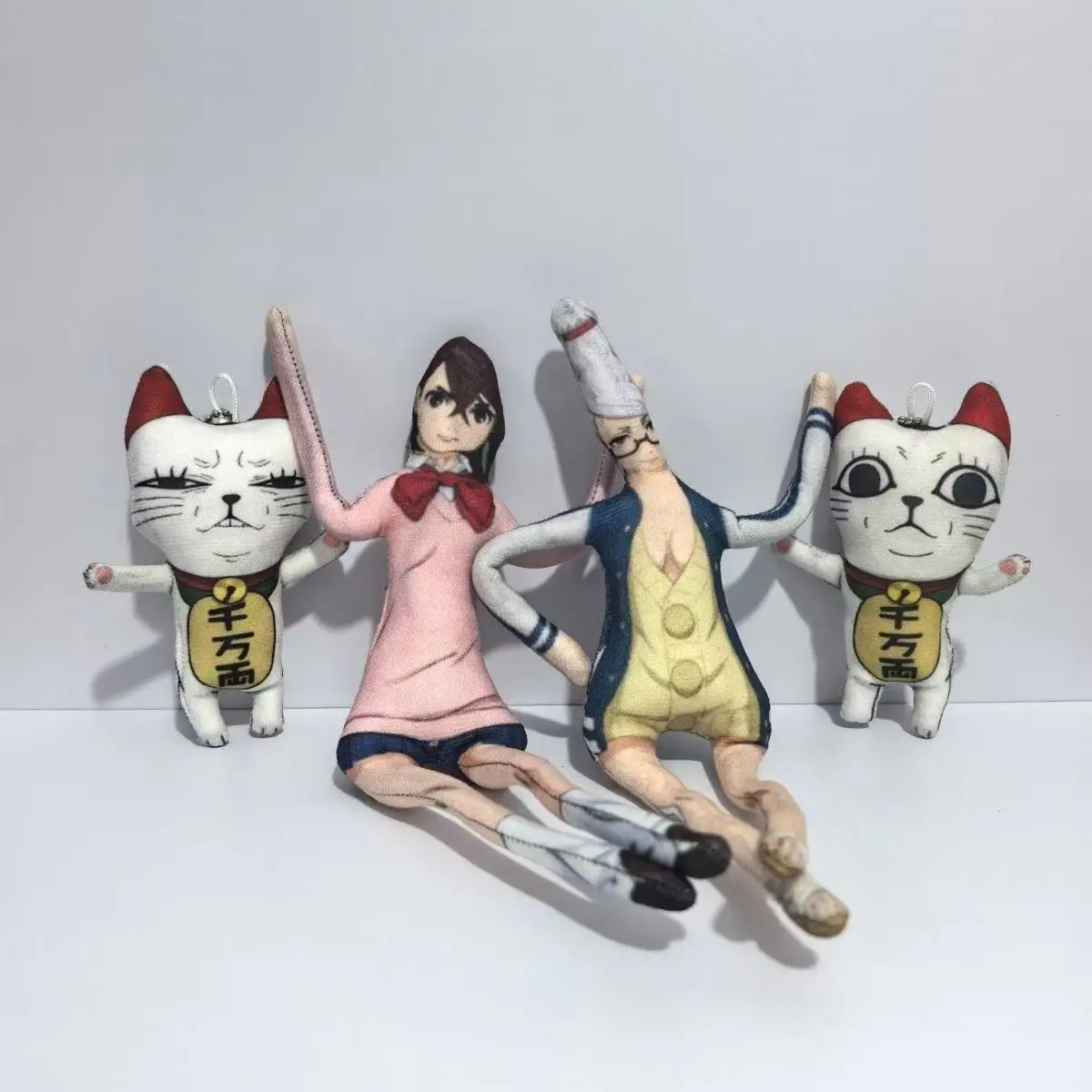 جريئة حفلة أنيمي الأجهزة الطرفية توربو الجدة القط أفخم سلاسل المفاتيح الملتوية مجردة Okarun دمية مضحك مومو القطن ألعاب الدمى الهدايا