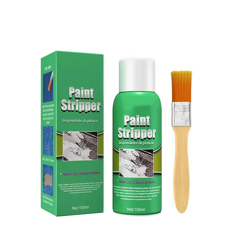 

New Car Paint Stripper Paint Remover For Auto Marine Paint Wall Graffiti Correction Removal Quick Peeling Paint With Brush 100m