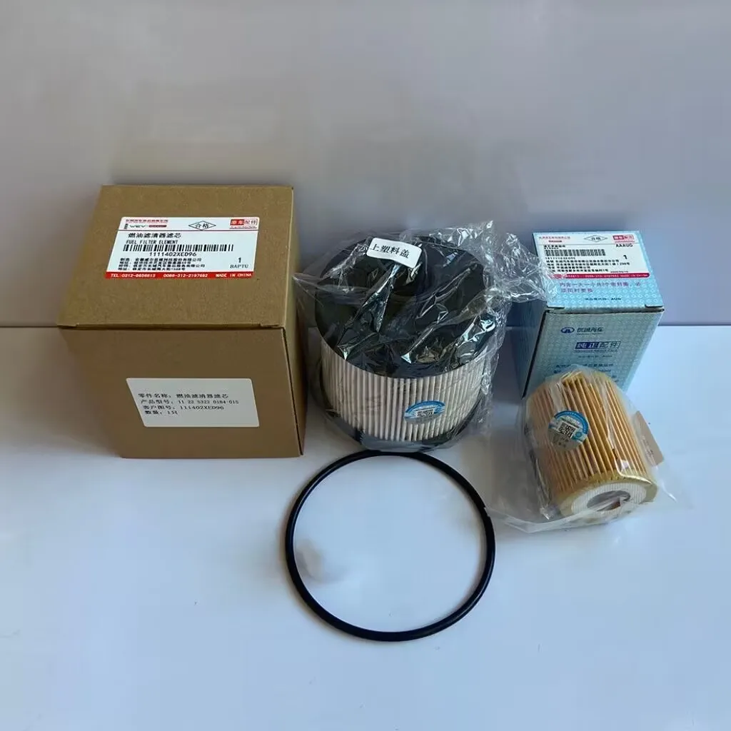 1/2/3/4pcs Filter Set for 2022 2023  Great Wall GWM Poer·KingKong GWM  Air Filter&Oil Filter&Cabin Filter&Diesel Filter 2.0T