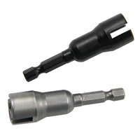 Natural color 65mm slotted socket hexagonal handle electric screwdriver wrench black butterfly hole socket wrench tool
