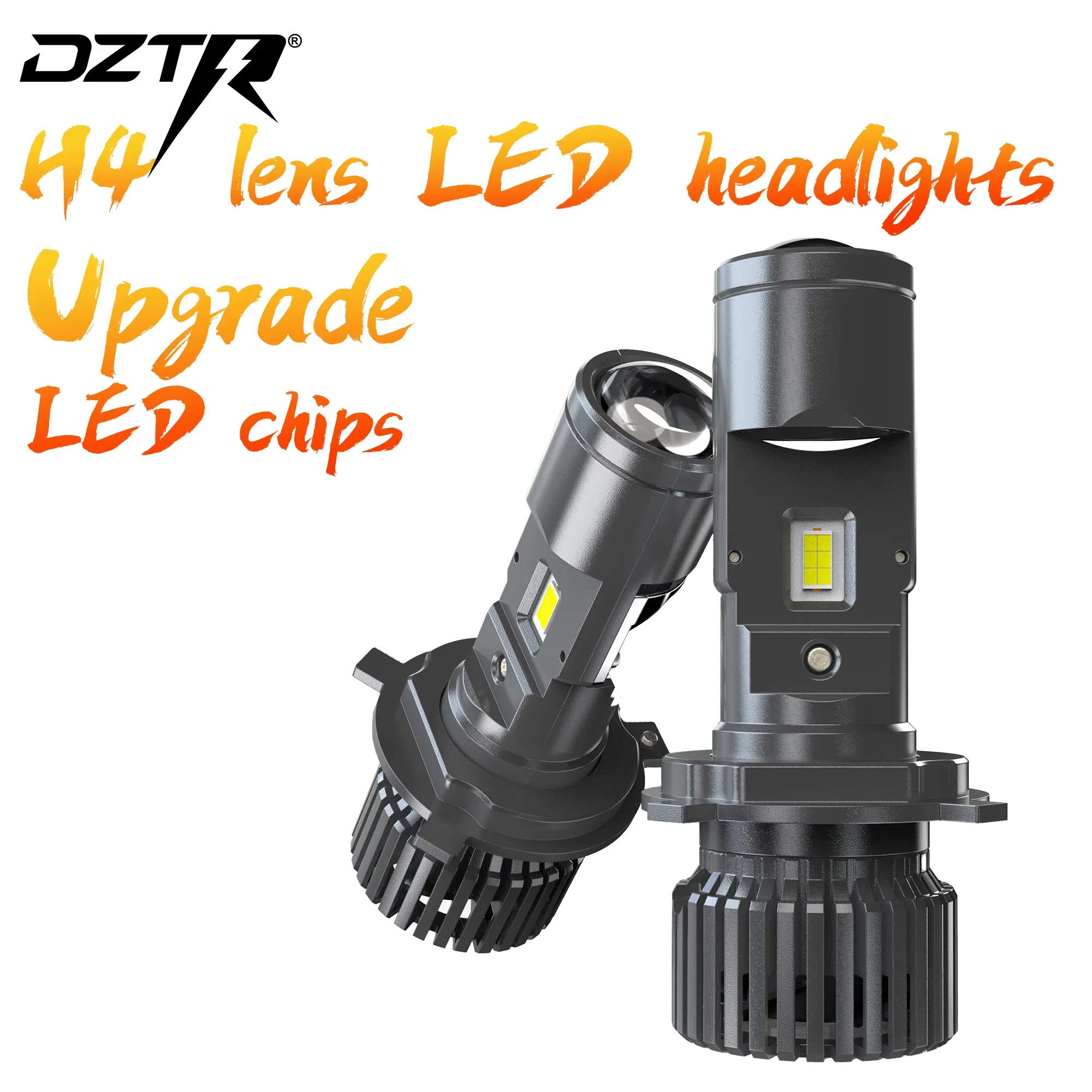 Dztr 2PCS H4 Led Pr…