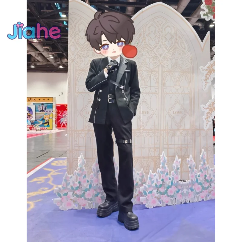 أزياء رافاييل كزيفير زين سيلوس لعبة الحب والعميق أزياء تنكرية لحفلات الهالوين بدلة وسيم وسراويل وقميص وربطة عنق للرجال مجموعة موحدة