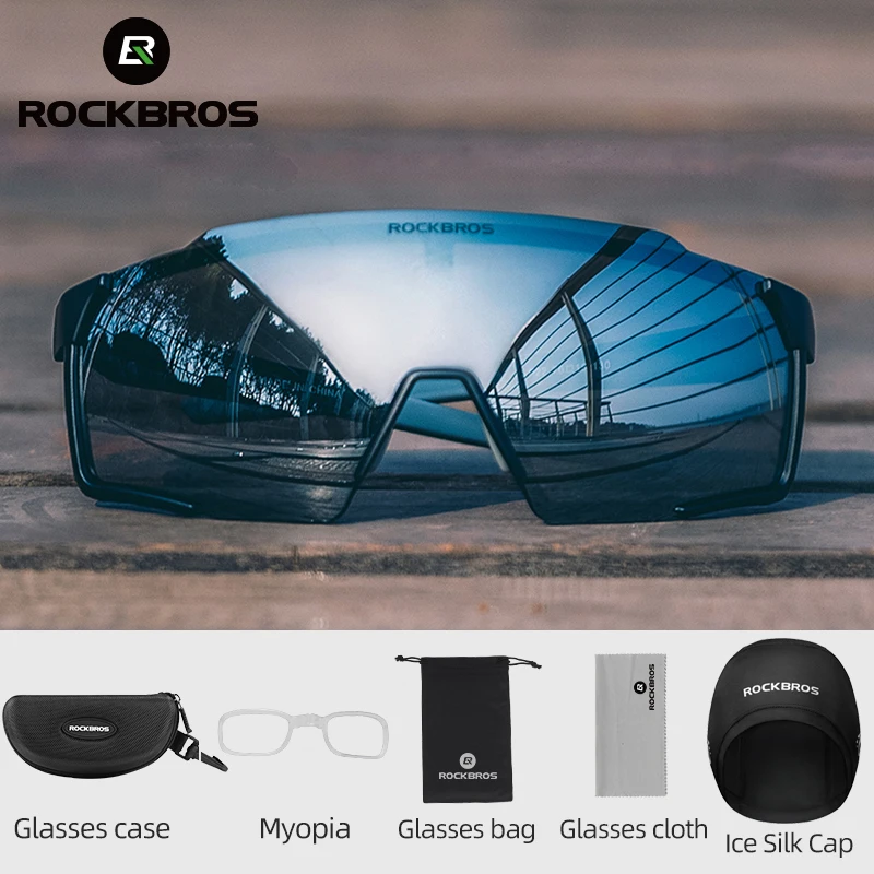 ROCKBROS Cycling Glasses Polarized / Photochromic Lens Bike Sunglasses Men Women Glasses Eyewear Sports MTB Road Cycling Goggles