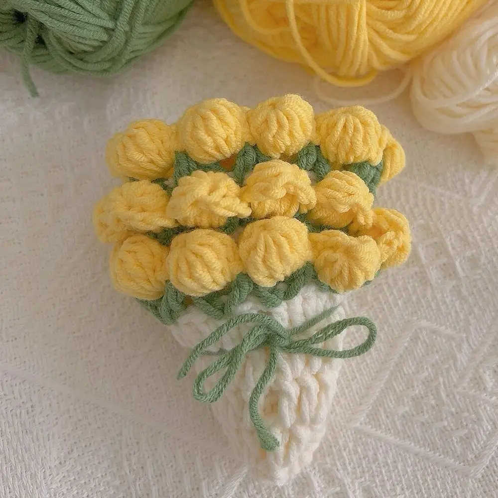 Posavasos florales de ganchillo tejidos a mano, posavasos redondos sin terminar con ramo de rosas, manualidades DIY, almohadillas para tazas tejidas a la moda