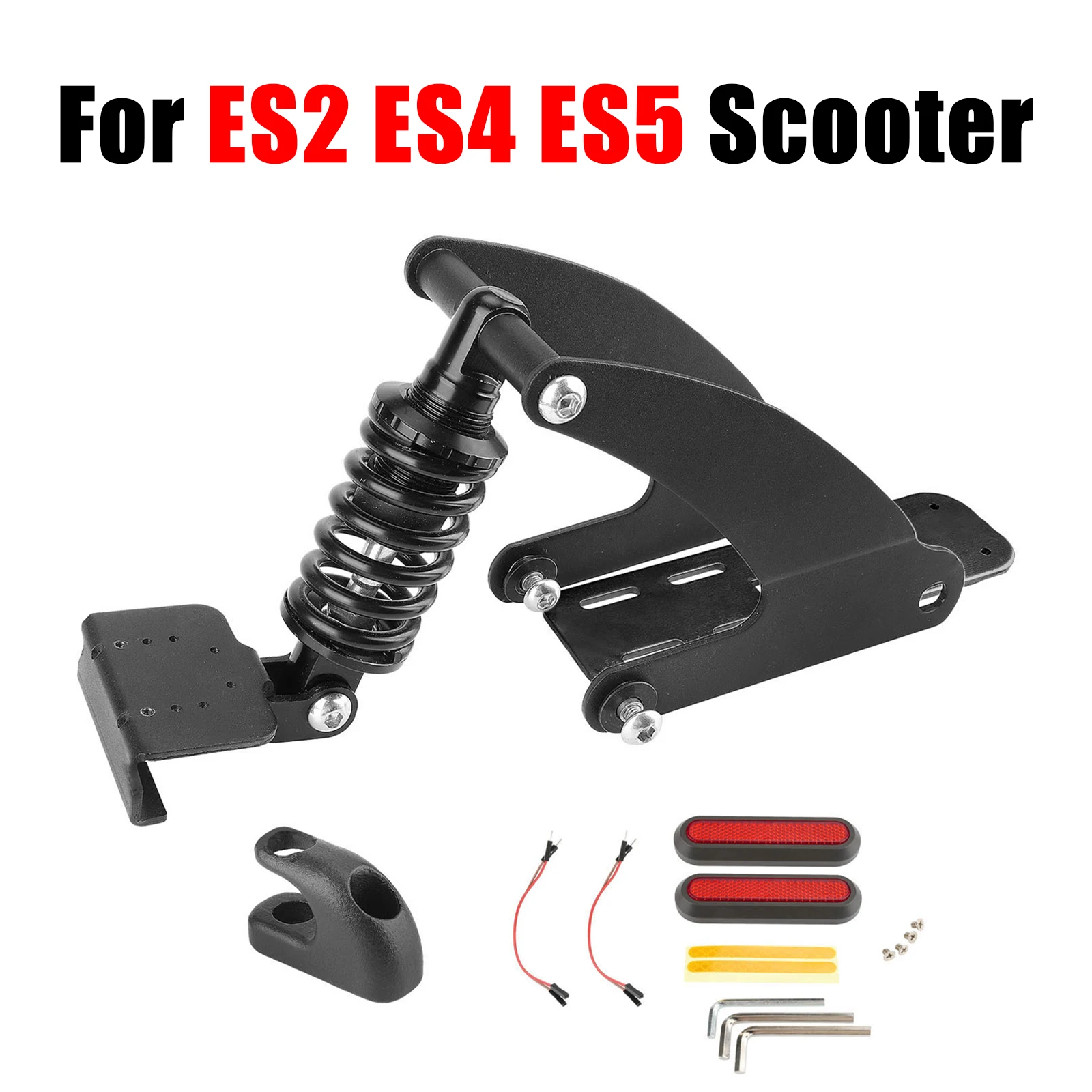 Ulip Upgraded Rear Suspension Shock Absorber Kit With Front Hook For Ninebot ES2/ES4/ES5 Electric Scooter Shock Absorbing Parts