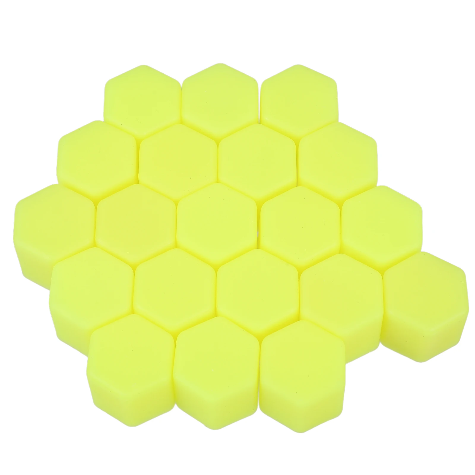 

20 Pcs 17mm Glow Night Screw Cap Car Wheel Nuts Tire Hub Caps Silica Gel Lug Covers Anti Rust Dust Proof Decorative