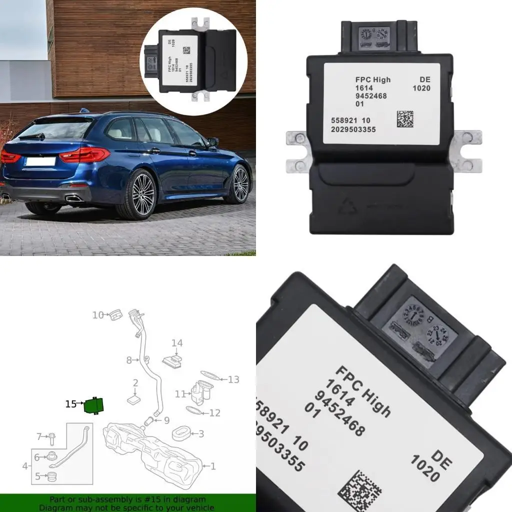 

02DE Замена автоматических аксессуаров Блок управления топливным насосом для G31 G38 G32 G12 G21 Модуль управления топливным