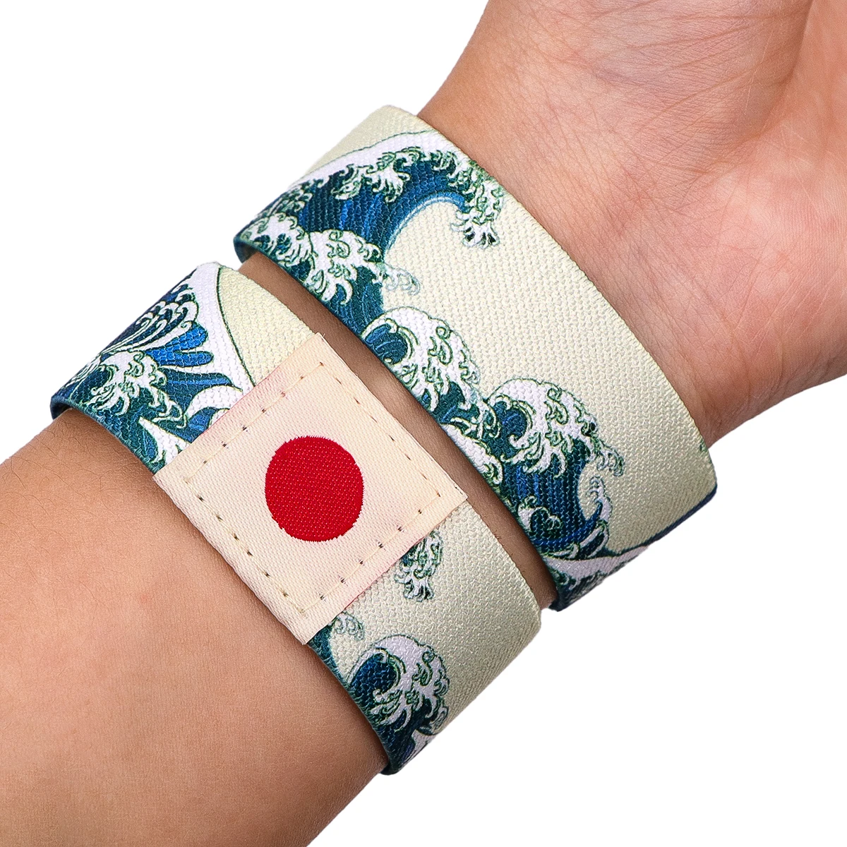 Japanische Kunst Welle Armband Für Frauen Männer Elastische Sport Armband Mode Armreifen Schmuck Zubehör Urlaub Geschenke – Detail 2