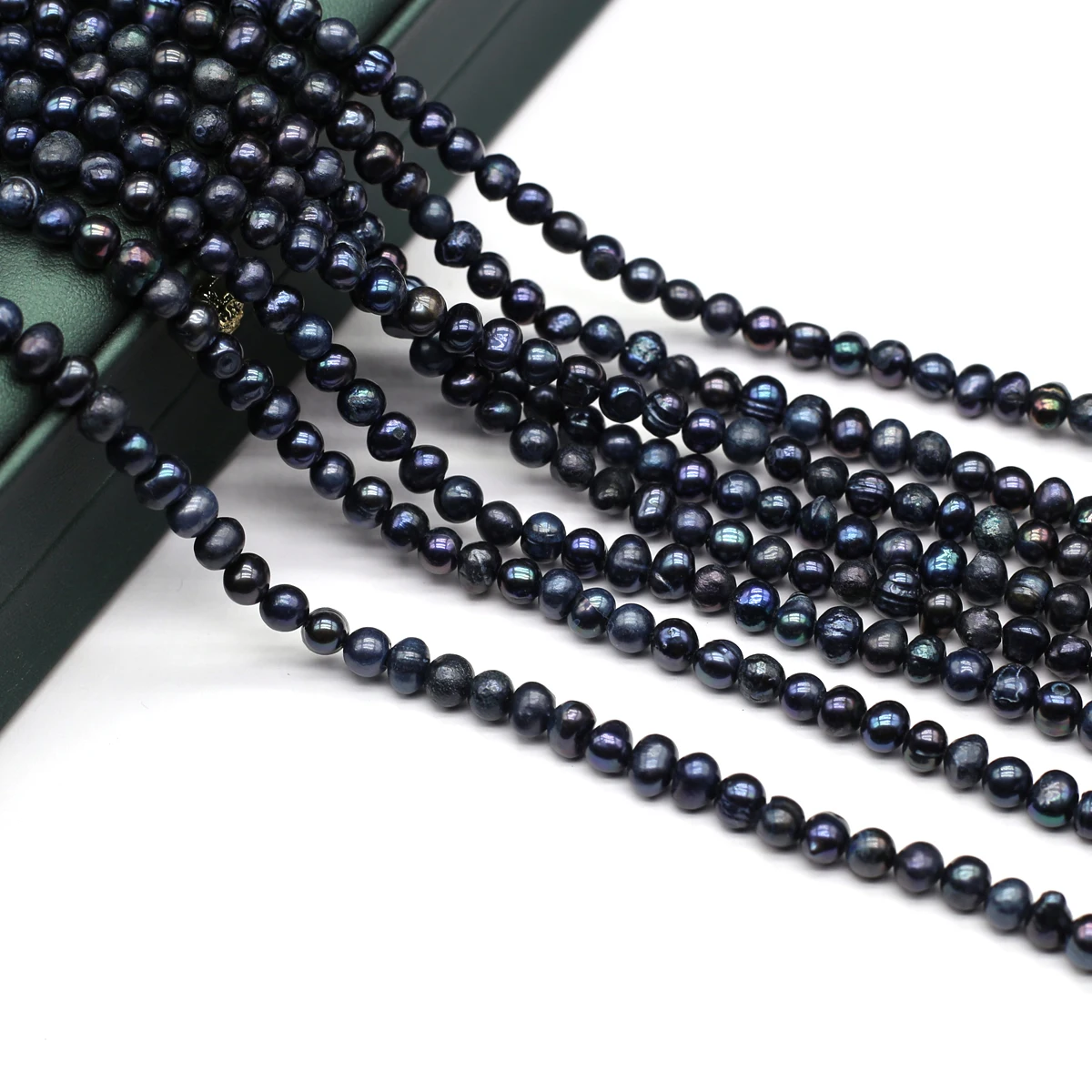 

Grade A Black Potato Shape Pearls Natural Freshwater Pearl Loose Beads for Jewelry Making DIY Necklace Bracelet Accessories 36cm