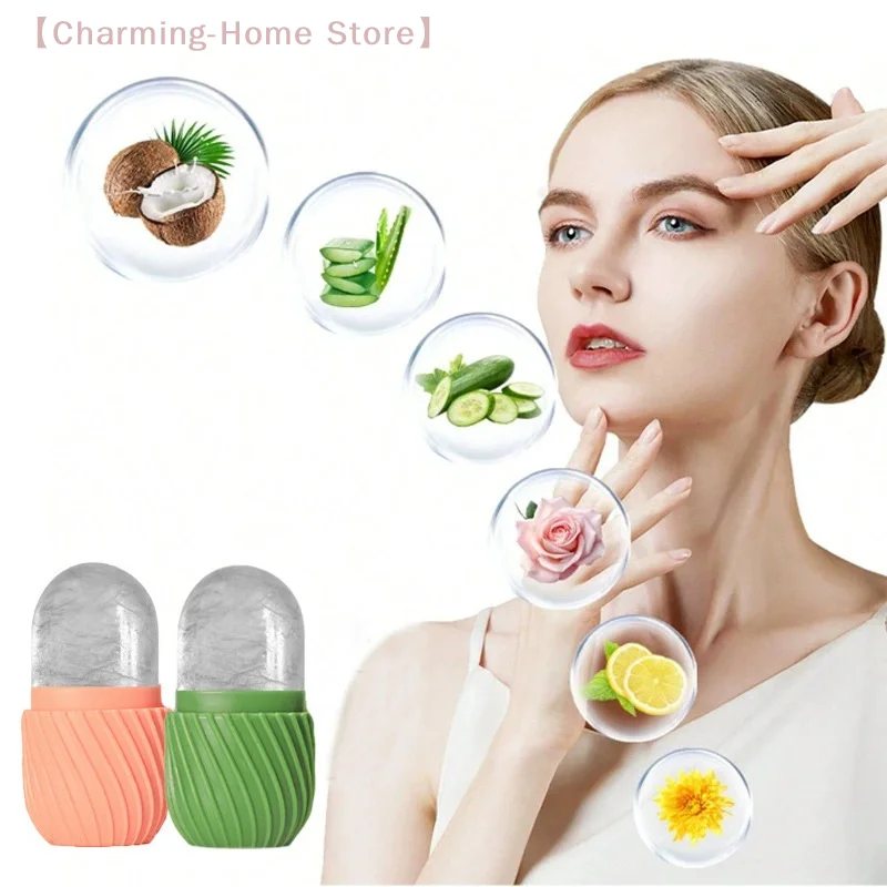 【M】One Silicone Ice Face Roller Mold - Reusable Tray For Reducing Puffiness, Enhancing Skin Care And Facial Massage view 4