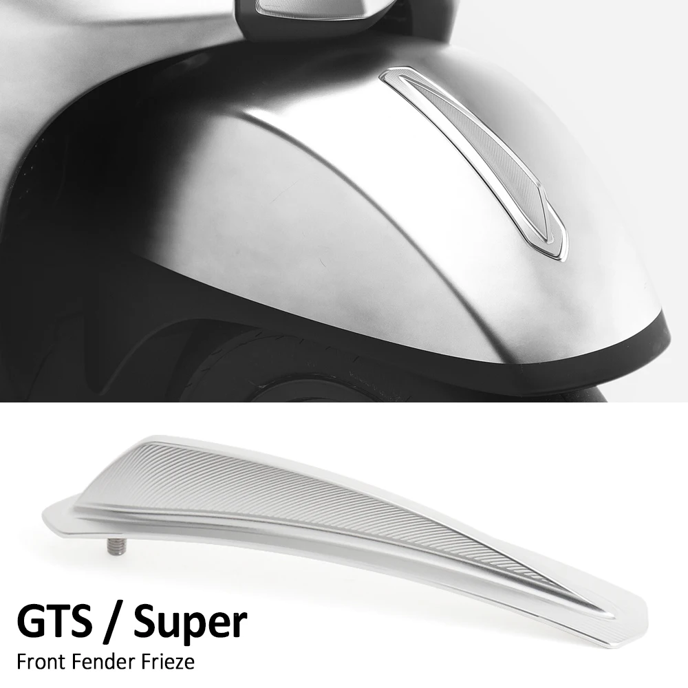 

Front Fender Cover Cap For Vespa GTS 300 125 GTS300 Super 2023-2025 Mudguard Nose Beak Decorative Trim Motorcycle Accessories