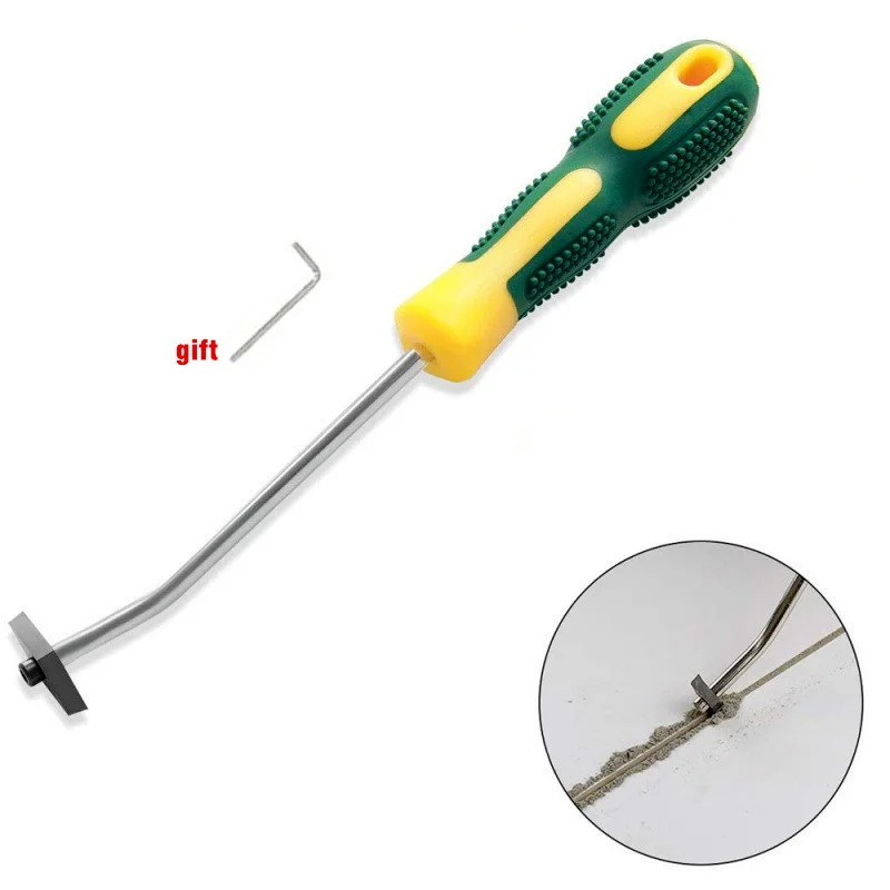 

Replaceable Ceramic Tile Grout Remover Tungsten Steel Tiles Gap Cleaner Drill Bit for Floor Wall Seam Cement Cleaning Hand Tool