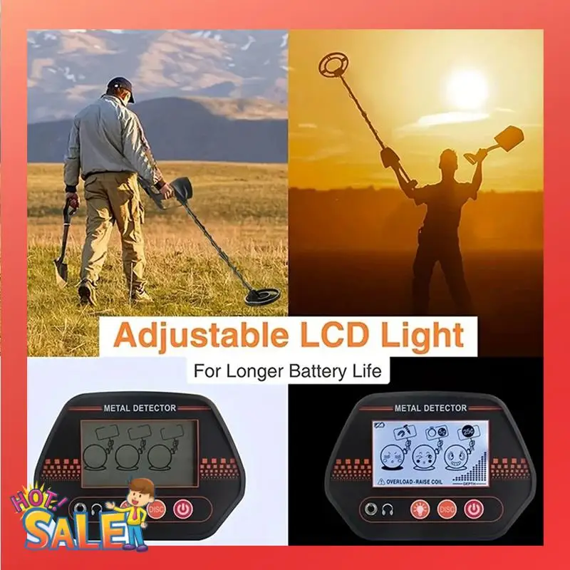 

ABCL High Sensitivity Treasure Finder Handheld Underground Metal Detector For Children Adults Gold Detector