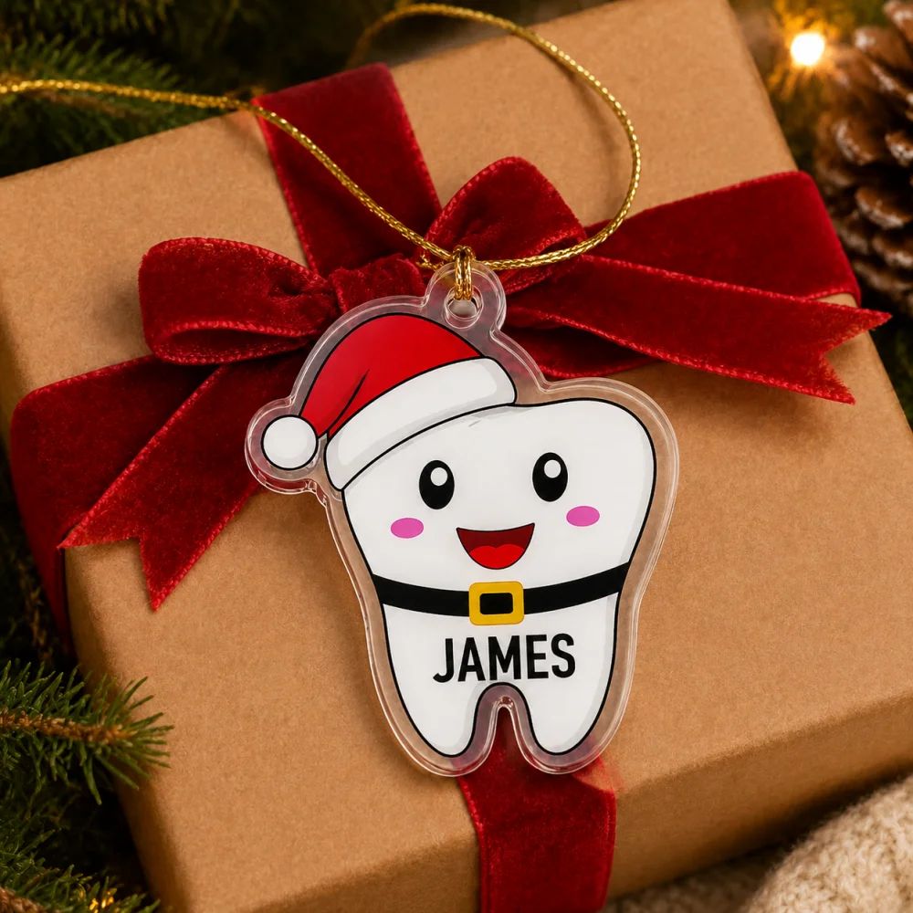 Enfeite de Acrílico Personaliz - Christmas Stocking Hanging avaliação e preço