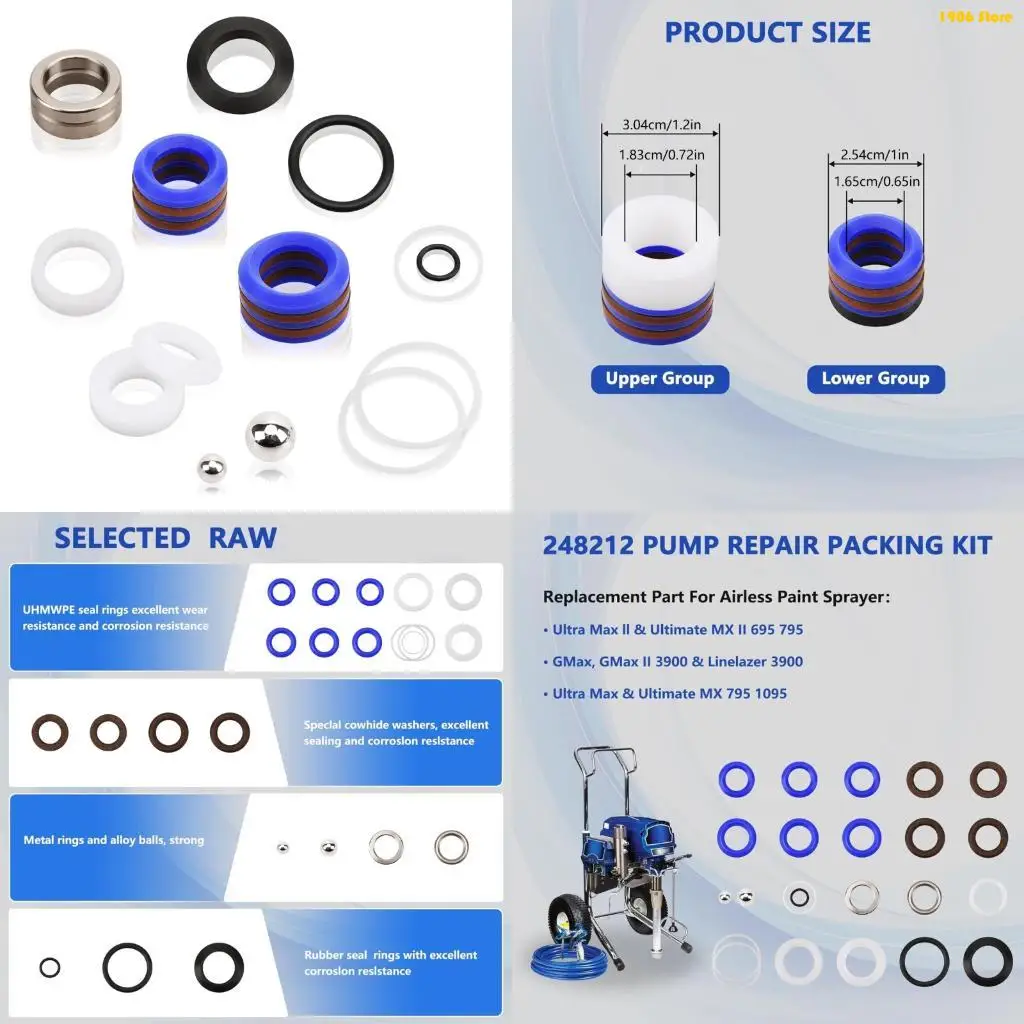 U1JB Professional 244194 Repair Packing Strainer Screen