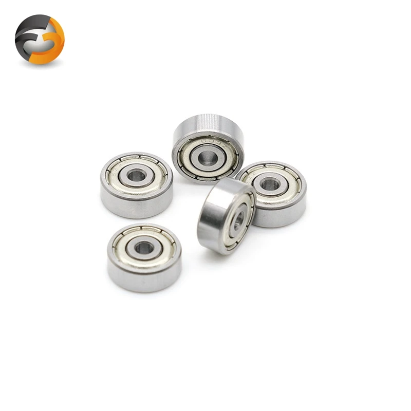 

R2ZZ Bearing ABEC-9 1/8"x3/8"x5/32" Inch ( 5 PCS ) Miniature R2 ZZ 3.175*9.525*3.967 mm Ball Bearings