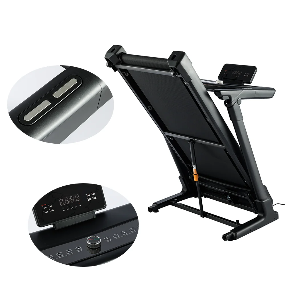 STLF Deluxe Electric Sport Treadmill Light Emitting Diode Screen 1.5   12 km/h Speed Motor Quiet DC Walking Run - Sunset Balcon