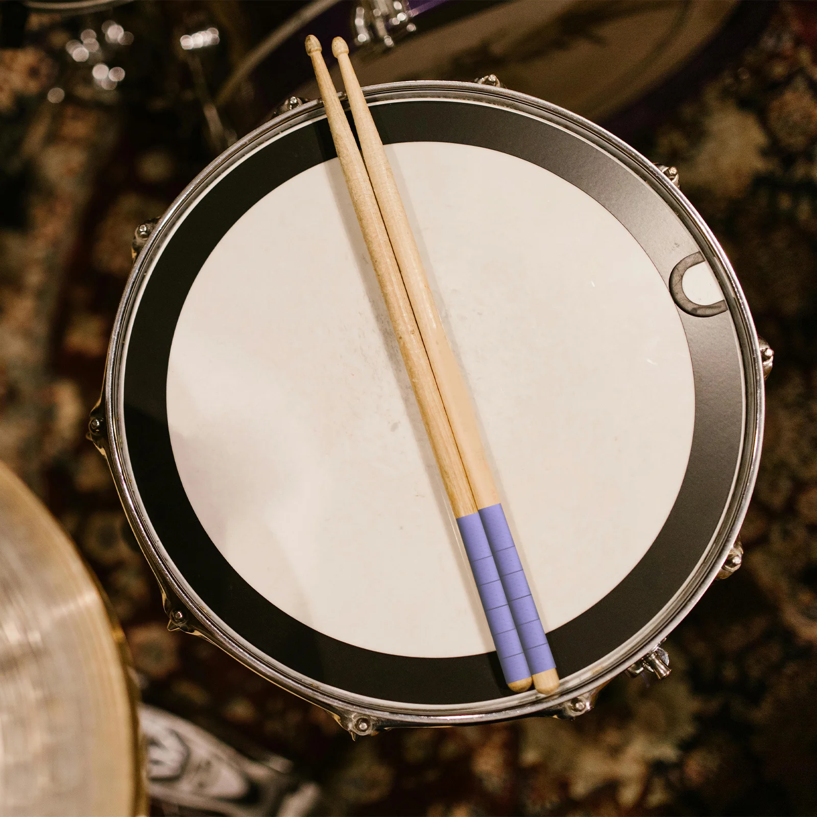 

6 Rolls Drumstick Wrapping Tape Non-Slip Drum Enhanced Control Shockproof Design Easy Install Reusable Percussion
