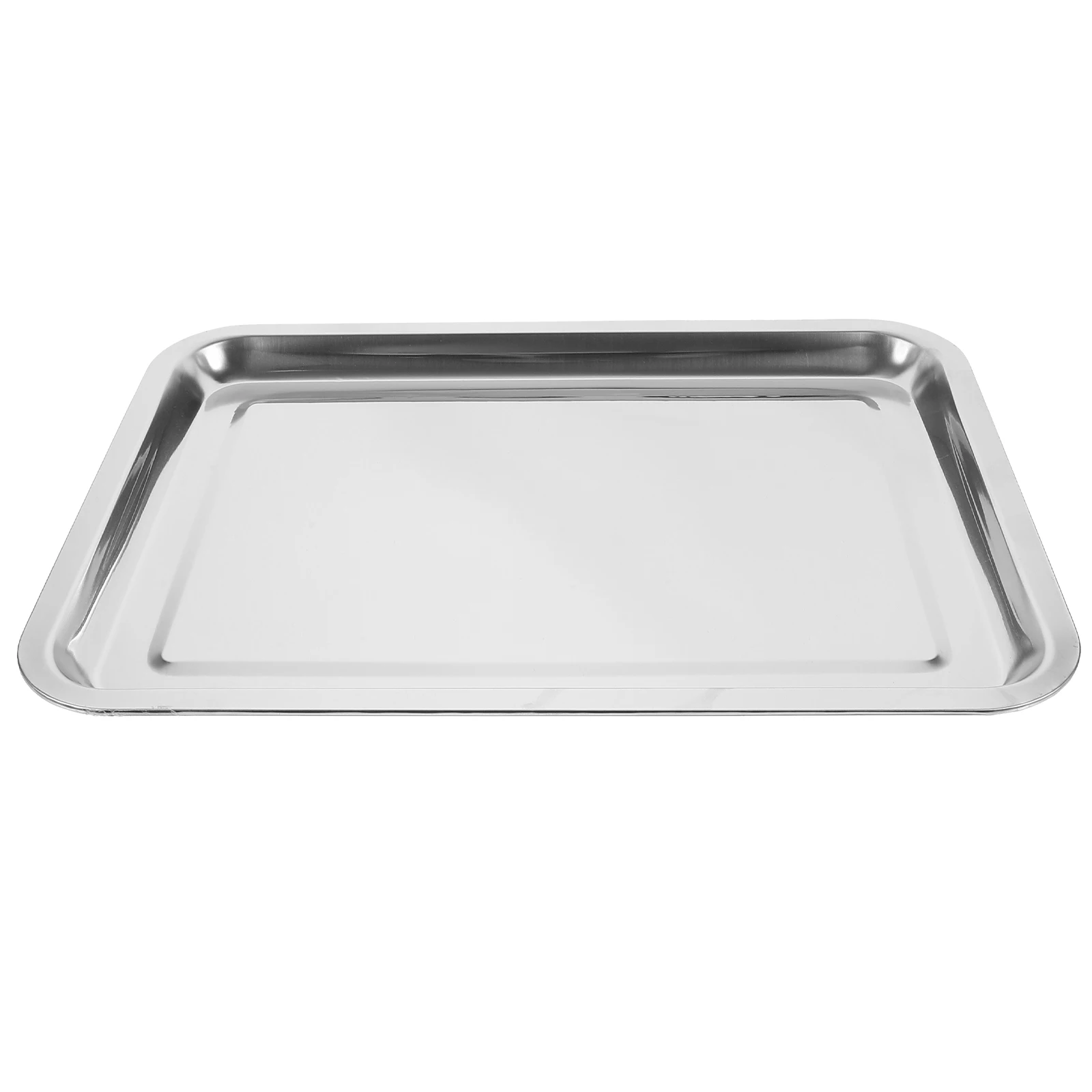 

Stainless Steel Roasting Pan Dish Tray Grill Plate Multipurpose Kitchen BBQ Tool Non Rust Wear Resistant Grade