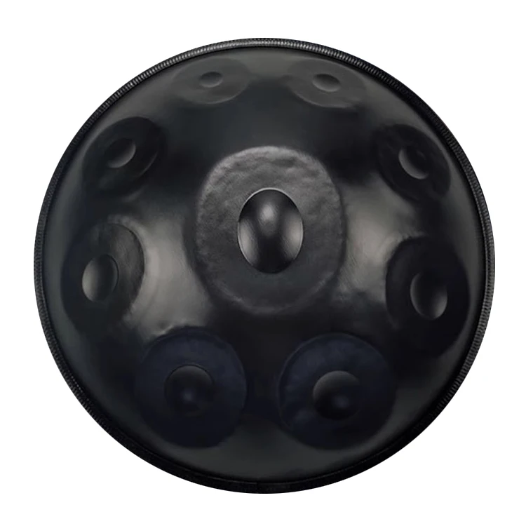 Handmade aço inoxidável Handpan tambor, terapia do som, música, instrumento musical, 9 notas, 22 em