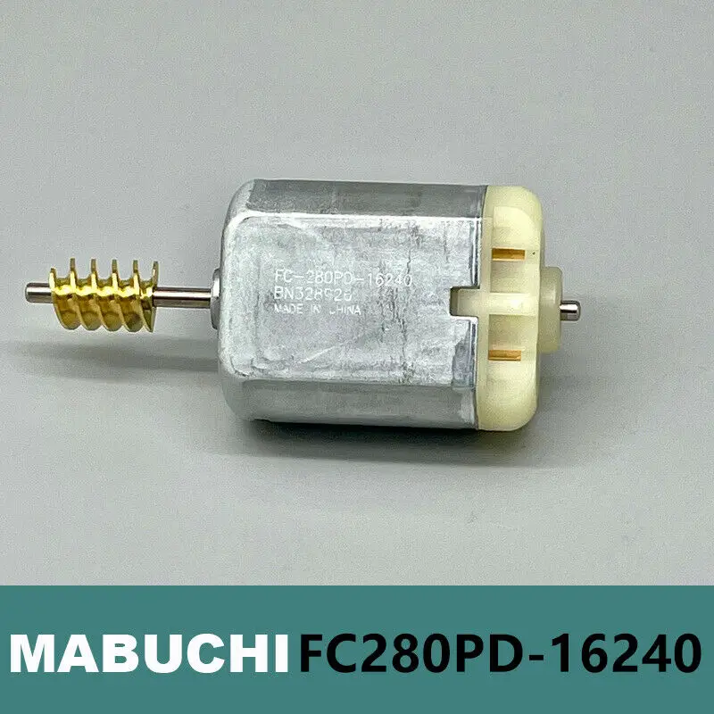 MABUCHI FC-280PD-16240 Motor with Worm Gear Shaft Car Door Lock Actuator Rearview Mirror Motor