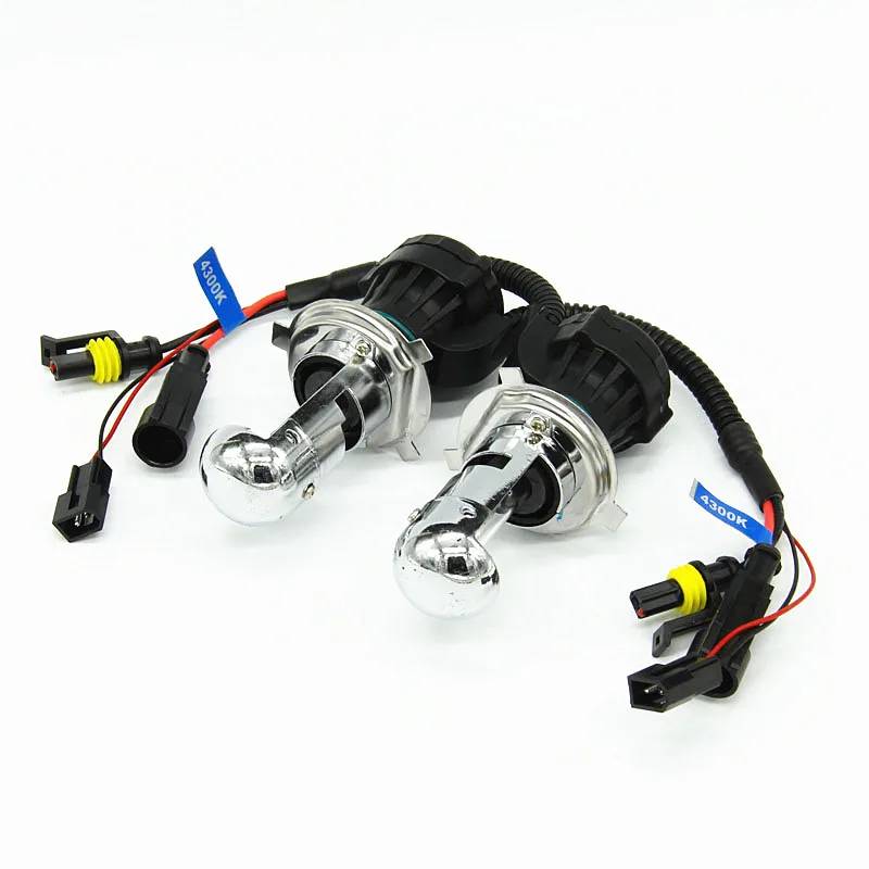 Kit de luz de xenón H4 bixenon para coche, alto y bajo, H4-3 hid, 55w, 4300K, 6000k, 8000k, 10000k, 1 unidad