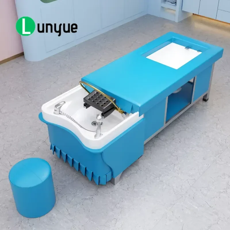 Multifunctional Electric Shampoo Bed with Heating Water Circulation for Hair Headspa Treatment Comfortable Wash Basin