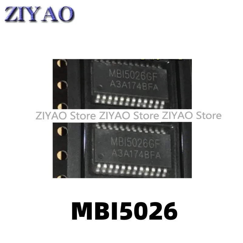 5 قطعة MBI5026 MBI5026GF SOP-24 LED16 بت محرك تيار مستمر IC