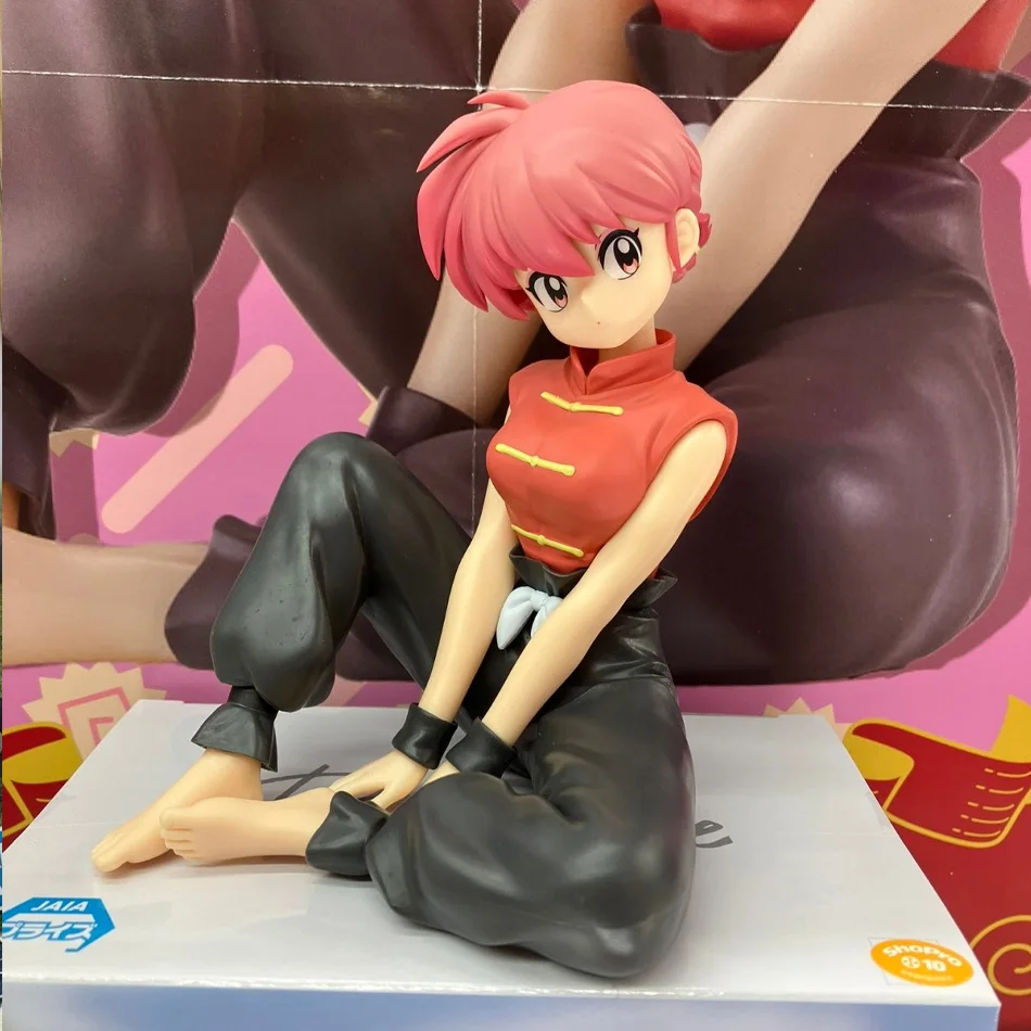 Figura de PVC Original de BANDAINAMCO BANPRESTO, Ranma 1/2, Relax Time, Shampoo, Tendou Akane, Ranma, Modelo Coleccionable, Juguete, Regalo