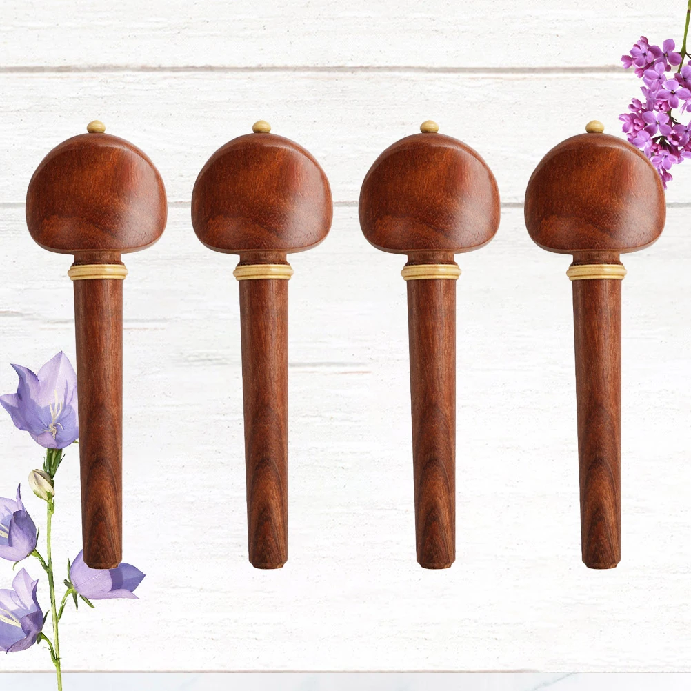 

4 Pcs String Violin Parts Tuning Pegs Accessories Cello Instrument Tools Viola Musical Instruments