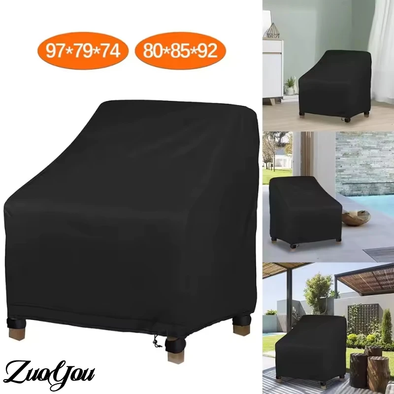 

1 PC Courtyard Chair Protector Waterproof Cold-Resistant Outdoor Furniture Cover High Quality Oxford Cloth Anti-Dust Rain Shield