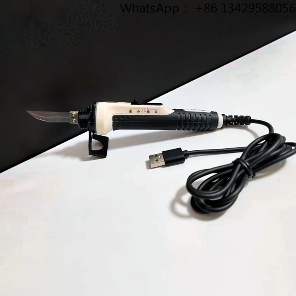 

Portable High-Frequency Electric Hot Wire Cutter – 3-Speed Adjustable Foam/Fabric/Plastic Cutting Tool with 800°C Blade