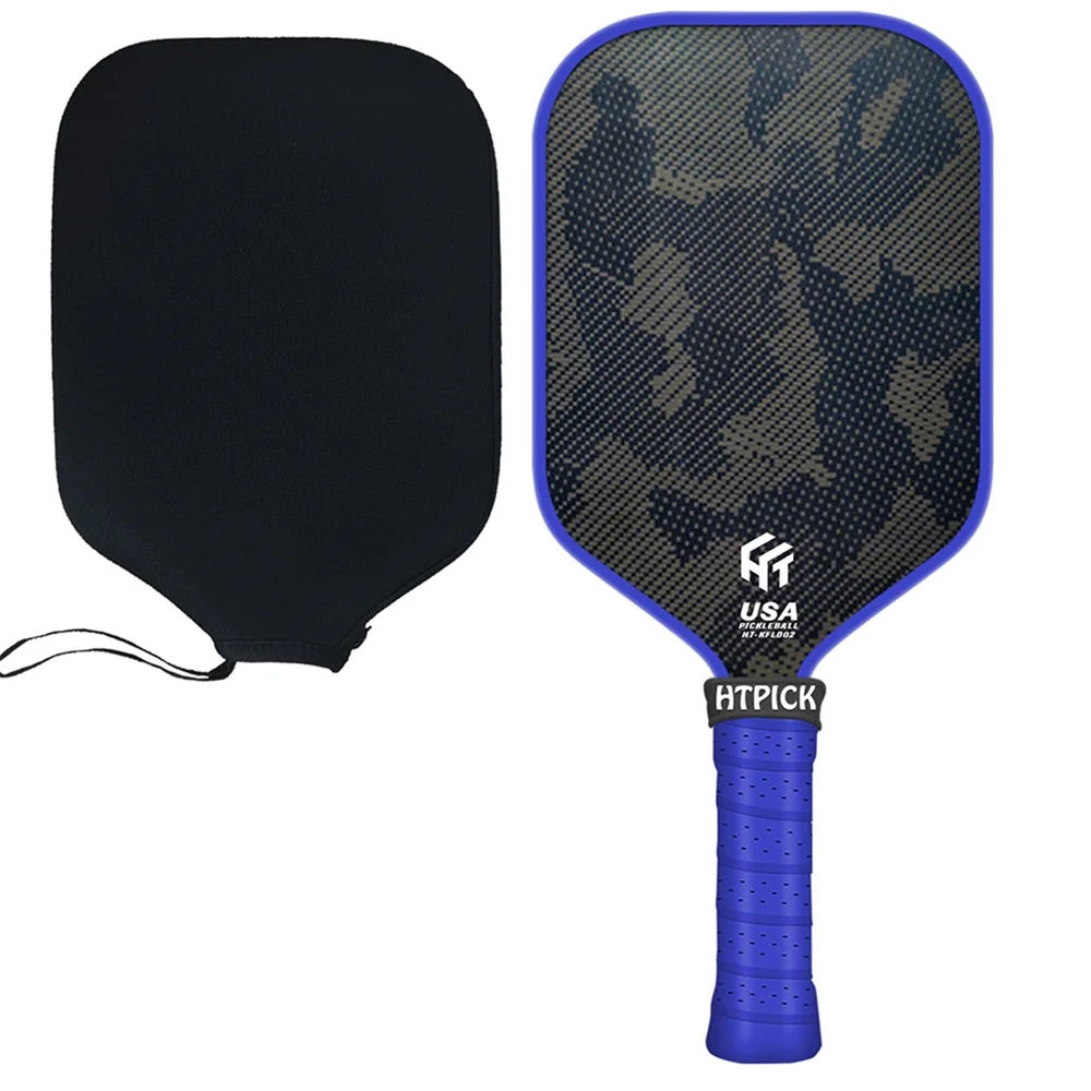 HTPICK Кевларовое весло для пиклбола холодного прессования из углеродного волокна для тренировок и соревнований