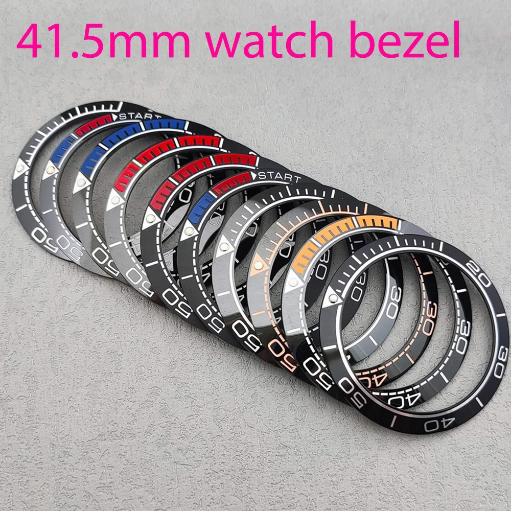 41.5mm Sloping Watch Ring Ceramic Bezel Insert Ring for 43mm Case Watch Accessories Inner diameter 32.7mm Watch Bezel Inserts