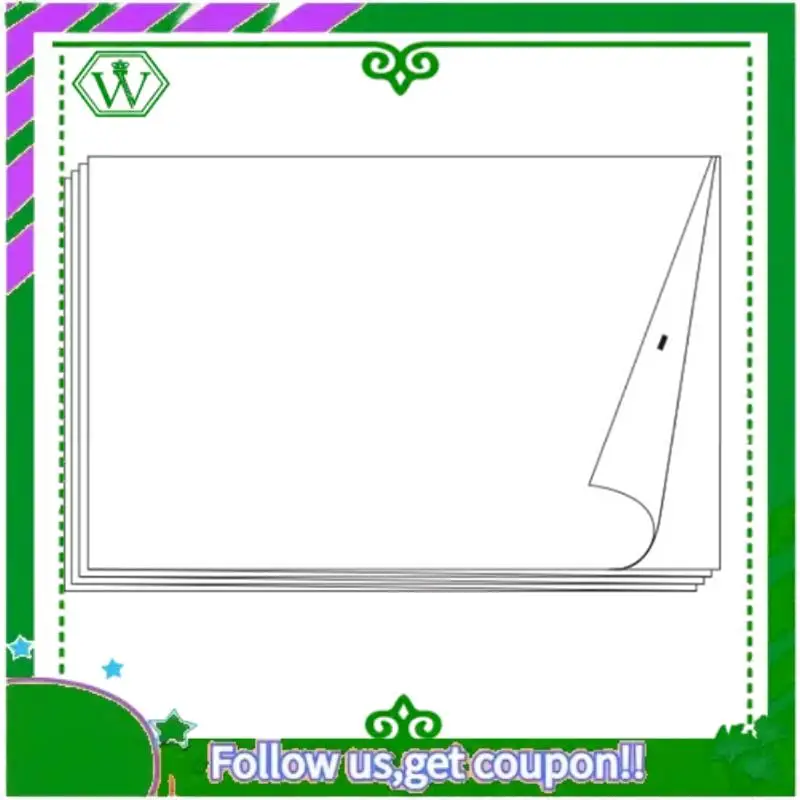 ABIK-A4 Thermal Paper For Peripage A40 Portable Quick Drying Long Term Retention Period Folded Paper