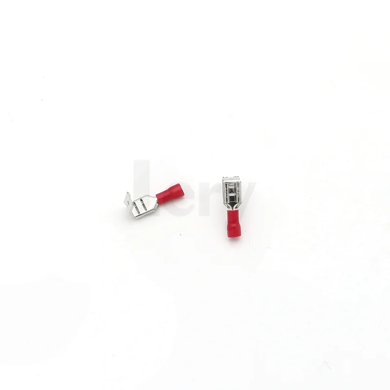 50Pcs PBDD1.25/2/5.5-250 Reverse Back Plug-in Spring Connector 6.3 Spring Wire Ear Pre Insulated Plug-in Spring Terminals